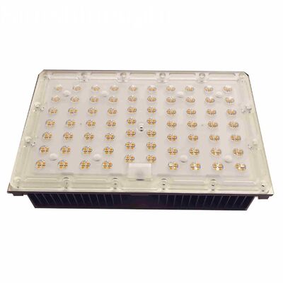 কাস্টম 200W LED লাইট মডিউল কভার 90 ডিগ্রি অপটিক্যাল পিসি লেন্স 14s20p 2200K SMD 3030 LED PCB বোর্ড