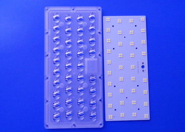 151x81 ডিগ্রি LED স্ট্রিট লাইট মডিউল PCB TYPE II-M SMD3030