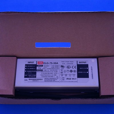 ELG-75-36A IP65 48~75W Constant Voltage Constant Current Led Light Driver MEANWELL