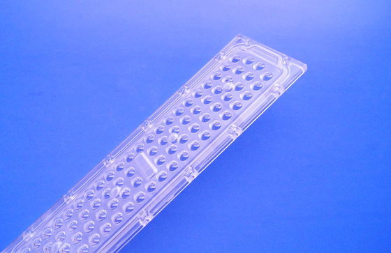 উল্লম্ব কোণ LED স্ট্রিট লাইট লেন্স 14 সমান্তরাল 50w SMD3030 160lm/W