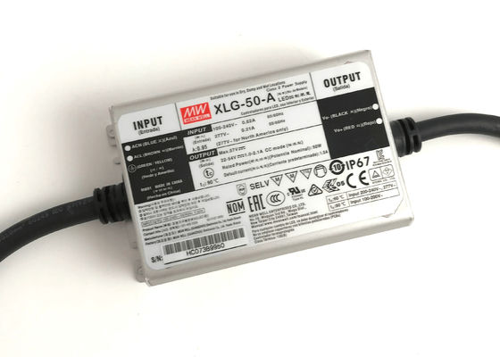 মিন ওয়েল XLG-50-A 50W কনস্ট্যান্ট পাওয়ার মোড LED ড্রাইভার 1000mA অ্যাডজাস্টেবল 0.53-2.1A 22-54VLED ড্রাইভার