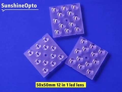 50x50mm 12 in 1 led লেন্স 90 ডিগ্রী