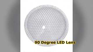 1W 3W এডিসন SSC-এর জন্য 90 ডিগ্রি LED লেন্স