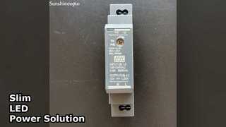 12V 15W LED পাওয়ার সাপ্লাই স্লিম DIN রেল